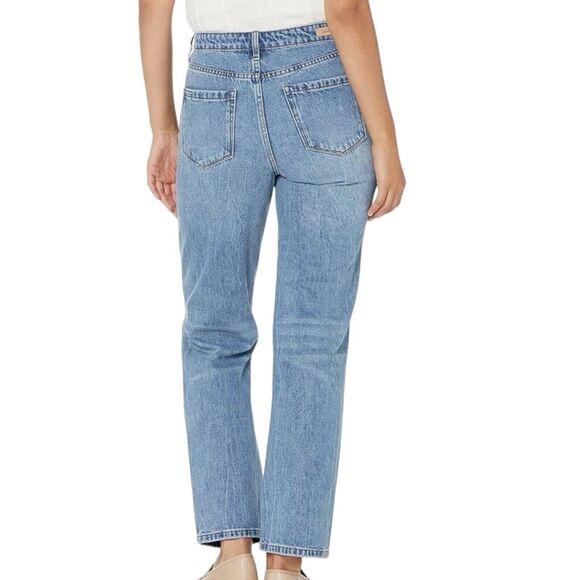 Blank NYC In Over It Ribcage High Rise Distressed Ripped Cropped Jeans Size 27 - Picture 2 of 11